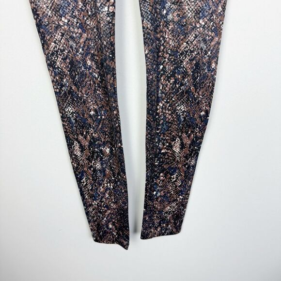 SPANX | Snake Animal Print Brown Black & Brown Leggings Women’s Size Small - Picture 5 of 10